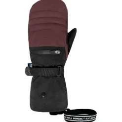 Moffole Auclair A-Peak 2-In-1 Mitt Women Burgundy Black