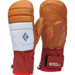 Moffole Black Diamond Women's Progression Mitts Henna Belay Blue