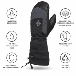 Moffole Black Diamond Women's Mercury Mitts Black