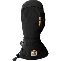 Moffole Hestra Army Leather Gore-Tex Mitt Black