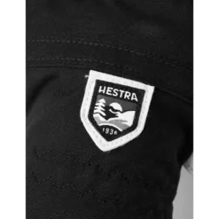 Moffole Hestra Army Leather Heli Ski Female Mitt Black