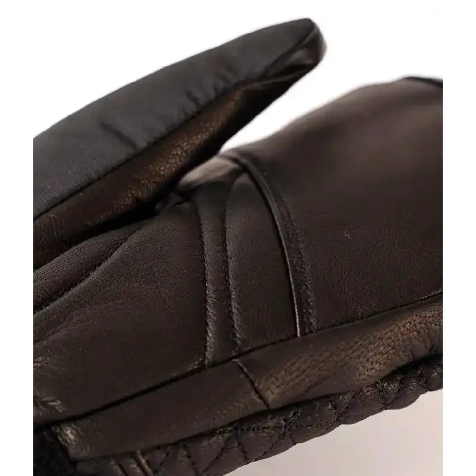 Moffole Lenz Heat Glove 6.0 Finger Cap Mittens Women Black