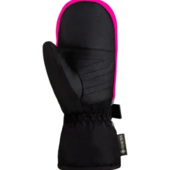 Moffole Reusch Flash Gore-Tex Junior Mitten Black Melange Pink Glo