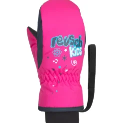 Moffole Reusch Kids Mitten Pink Glo