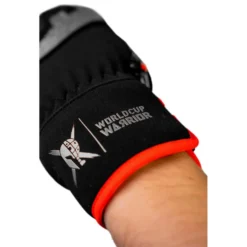 Moffole Reusch Worldcup Warrior Team Mitten Black Silver Fluo Red