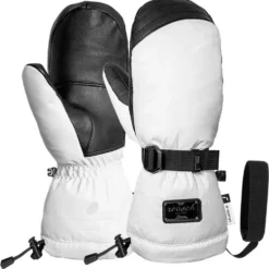 Moffole Reusch Yuna Down R-Tex® Xt Mitten White Black