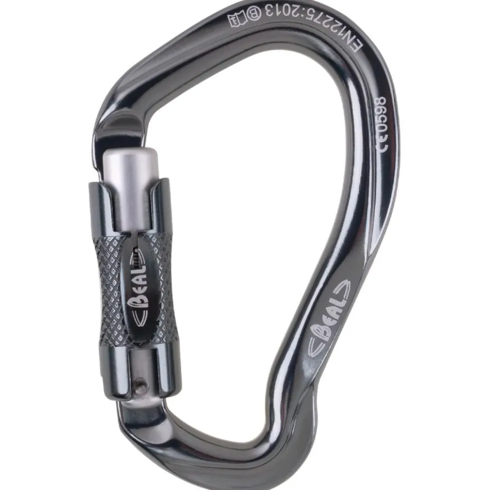 Moschettoni Beal Be Link Bi Matic Matte Gris