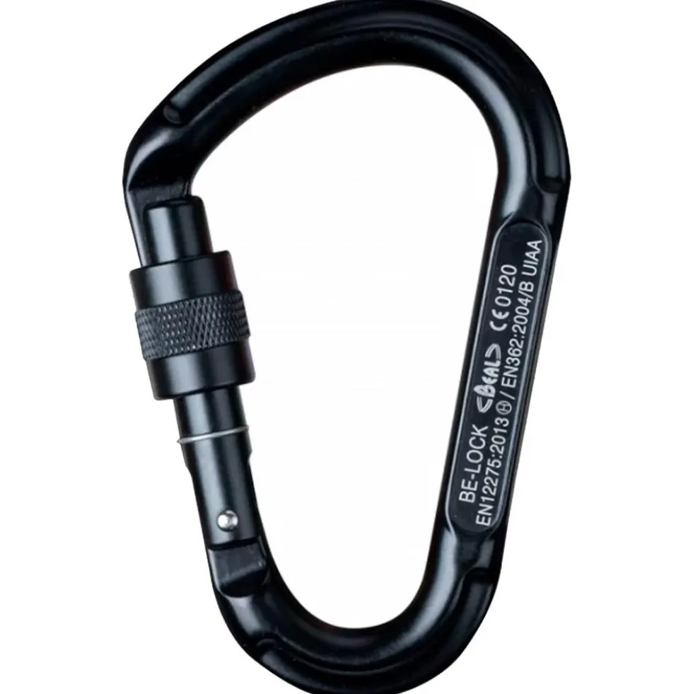 Moschettoni Beal Be Lock Screw Full Black