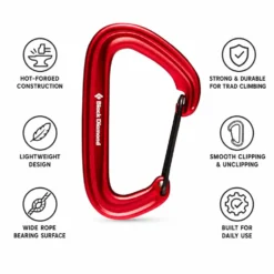 Moschettoni Black Diamond Litewire Red