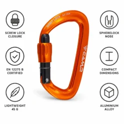 Moschettoni C.A.M.P. Orbit Lock Orange