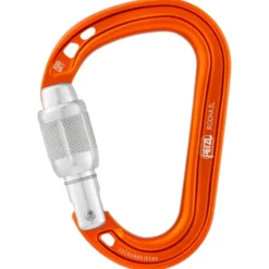 Moschettoni Petzl Rocha Screw Lock Orange