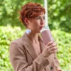 Mug monbento Travel Mug L 600 ml Pink Moka