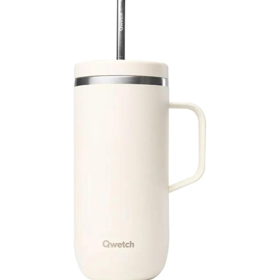 Mug Qwetch Cold Cup 600 ml + Anse Matt Sable