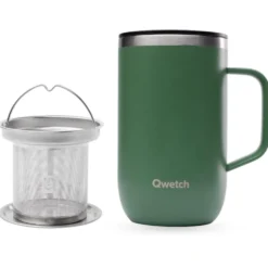 Mug Qwetch Mug Tisanière 470 ml Matt Kaki