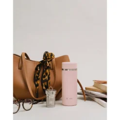 Mug Qwetch Théière Isotherme 400 ml Matt Pastel Rose