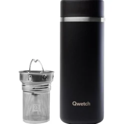 Mug Qwetch Théière Isotherme 400 ml Matt Noir