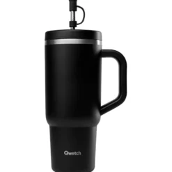 Mug Qwetch Travel Cup Inox 900 ml Matt Noir