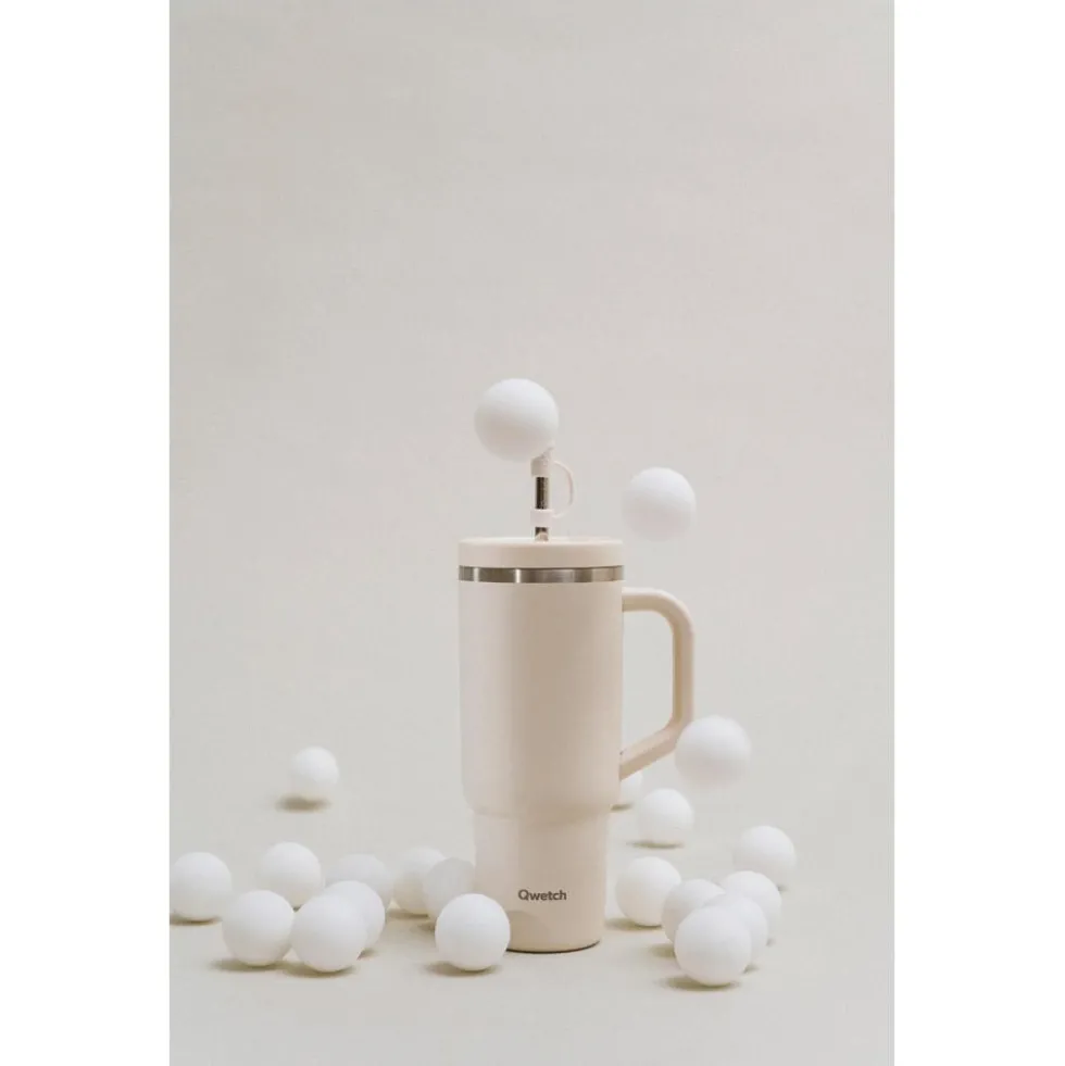 Mug Qwetch Travel Cup Inox 900 ml Matt Sable