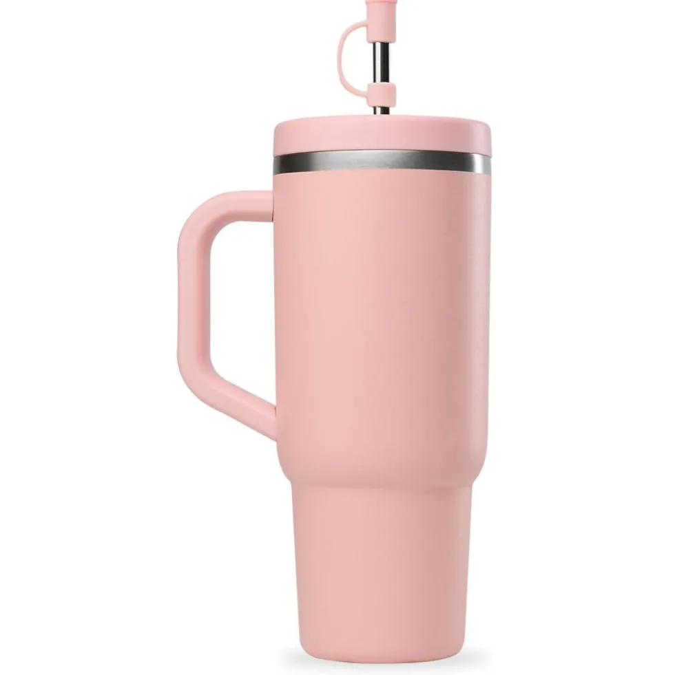 Mug Qwetch Travel Cup Inox 900 ml Rose Pastel