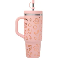 Mug Qwetch Travel Cup 900 ml Rose Pastel