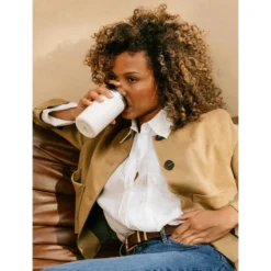 Mug Qwetch Travel Mug 240 ml Matt Sable