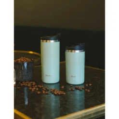 Mug Qwetch Travel Mug 470 ml Matt Vert Tilleul