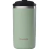 Mug Qwetch Travel Mug 240 ml Matt Vert Tilleul
