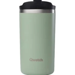 Mug Qwetch Travel Mug 240 ml Matt Vert Tilleul