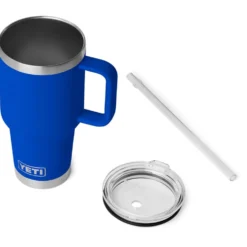 Mug Yeti Rambler 35 Oz (994 ml) Straw Mug Royal Blue