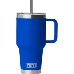 Mug Yeti Rambler 35 Oz (994 ml) Straw Mug Royal Blue