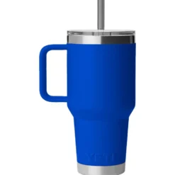 Mug Yeti Rambler 35 Oz (994 ml) Straw Mug Royal Blue
