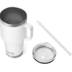 Mug Yeti Rambler 35 Oz (994 ml) Straw Mug White
