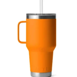 Mug Yeti Rambler 35 Oz (994 ml) Straw Mug Papaya