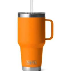 Mug Yeti Rambler 35 Oz (994 ml) Straw Mug Papaya