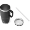Mug Yeti Rambler 25 Oz (739 ml) Straw Mug Black