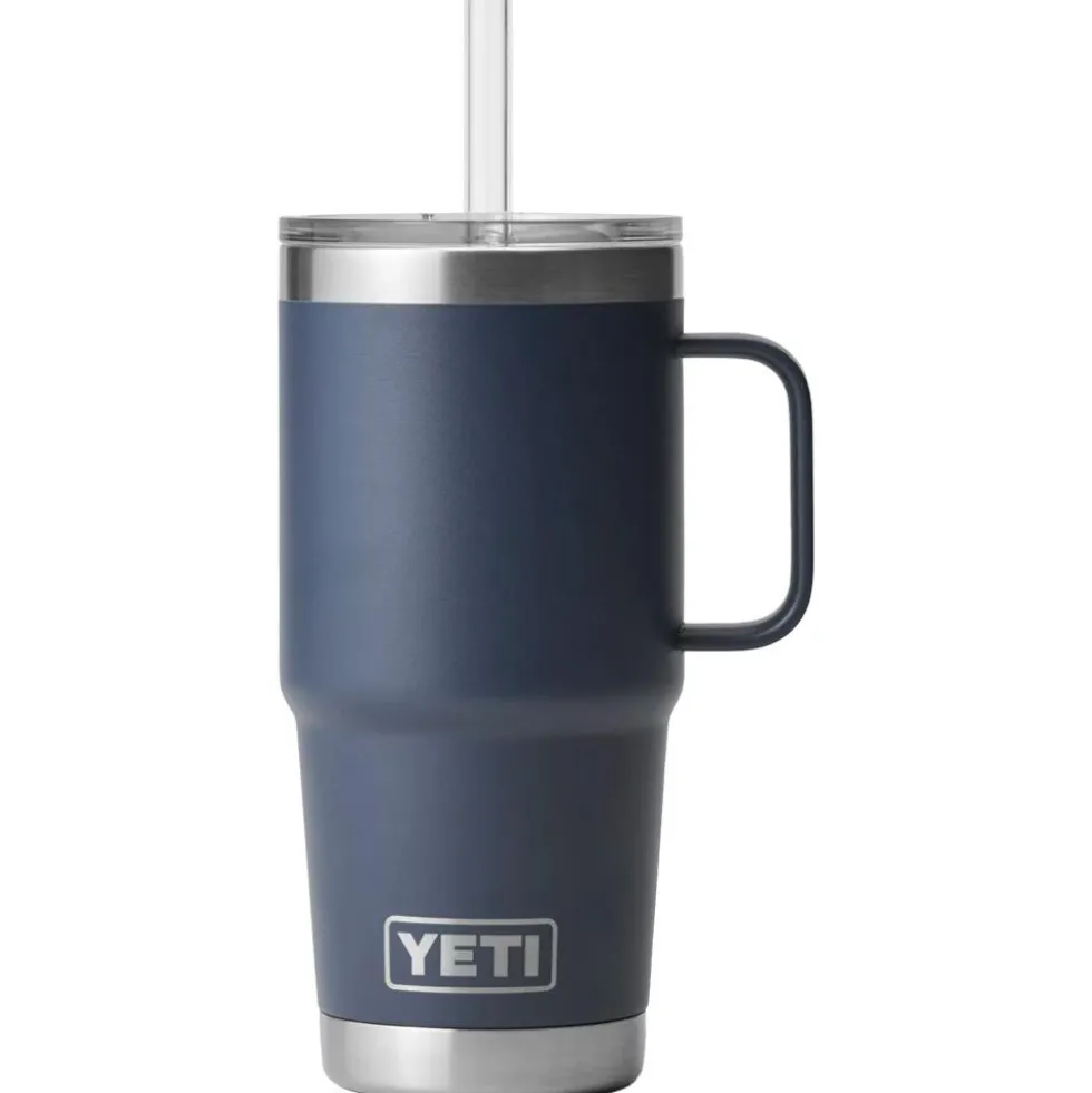 Mug Yeti Rambler 25 Oz (739 ml) Straw Mug Navy