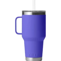 Mug Yeti Rambler 35 Oz (994 ml) Straw Mug Ultra Marine Violet