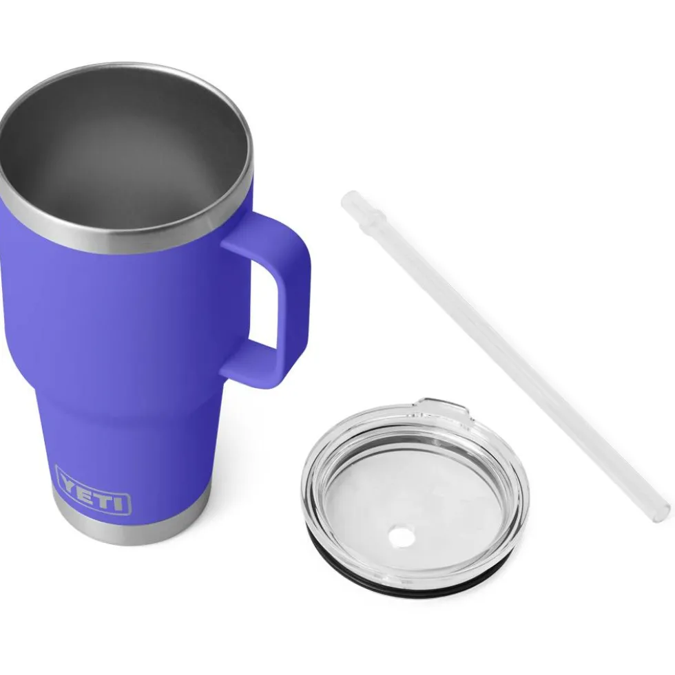 Mug Yeti Rambler 35 Oz (994 ml) Straw Mug Ultra Marine Violet