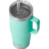 Mug Yeti Rambler 25 Oz (739 ml) Straw Mug Seafom