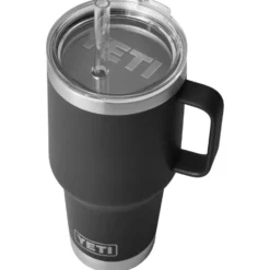 Mug Yeti Rambler 35 Oz (994 ml) Straw Mug Black