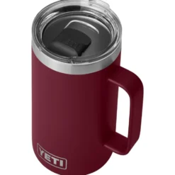 Mug Yeti Rambler 24 Oz Travel Mug Vine Red