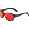 Occhiali da sole Altitude Eyewear Tom Black Grey Red Flash