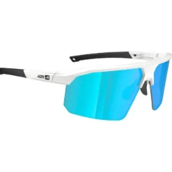 Occhiali da sole AZR Arrow Rx Blanche Vernie Photochromique Irisé Bleu