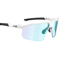 Occhiali da sole AZR Arrow Rx Blanche Vernie Photochromique Irisé Bleu