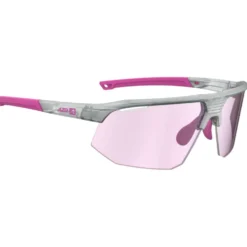 Occhiali da sole AZR Arrow Rx Crystal Grise Vernie Rose Photochromique Irisé Rose