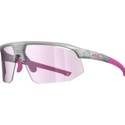 Occhiali da sole AZR Arrow Rx Crystal Grise Vernie Rose Photochromique Irisé Rose