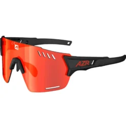 Occhiali da sole AZR Aspin Rx Noire Mate Multicouche Rouge
