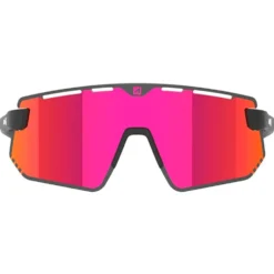 Occhiali da sole AZR Flash Rx Noire Mate Multicouche Rouge