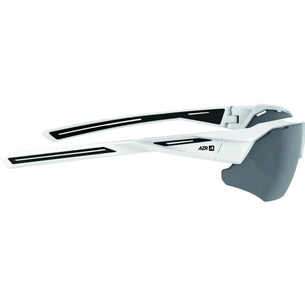 Occhiali da sole AZR Galibier Vernie Blanc Noir Gris Miroir