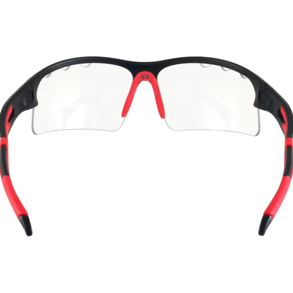 Occhiali da sole AZR Huez Noire Mat Rouge Photochromique Irisé Rouge